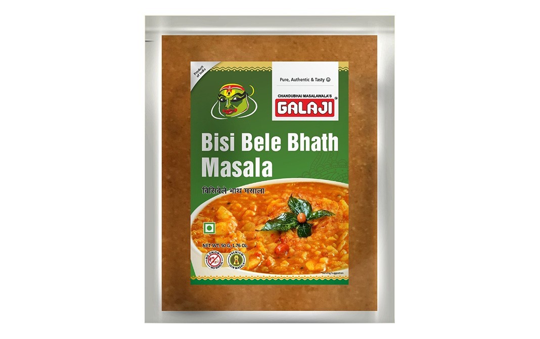Galaji Bisi Bele Bhath Masala    Pack  50 grams